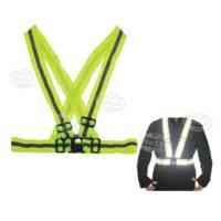 Hi Viz Vest High Vis Safety Ajustable Visibility Waistcoat Reflective Belt Motorbike