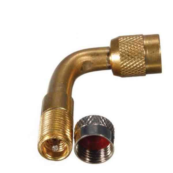 Gold-90-Degree-Angle-Air-Tyre-Valve-Extension-Adaptor-for-Motorcycle