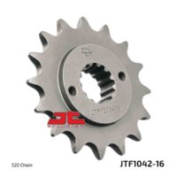 JT Front Sprocket JTF1042.16, 16 tooth pitch 520 narrow spline inner diameter 21.4/25 ( JTF1042.16 )
