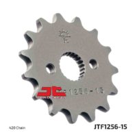 JT Front Sprocket JTF1256.15, 15 tooth pitch 420 narrow spline inner diameter 15.5/17 ( JTF1256.15 )