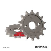 JT Front Sprocket JTF1257.14 ,14 tooth ,pitch 428 narrow spline inner diameter 15.5/17 ( JTF1257.14 )