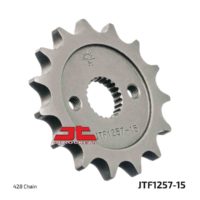 JT Front Sprocket JTF1257.15, 15 tooth pitch 428 narrow spline inner diameter 15.5/17 ( JTF1257.15 )