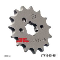 JT Front Sprocket JTF1263.15, 15 tooth pitch 428 large spline 4 inner diameter 16/20 ( JTF1263.15 )