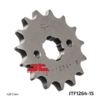 JT Front Sprocket JTF1264.15, 15 tooth pitch 428 large spline 5 inner diameter 17/20 ( JTF1264.15 )