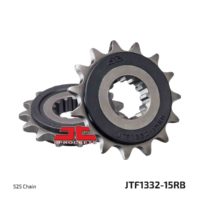 JT Front Sprocket JTF1332.15RB,15 tooth pitch 525 Rubber Damper ( JTF1332.15RB )