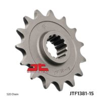 JT Front Sprocket JTF1381.15, 15 tooth pitch 520 narrow spline inner diameter 21.7/25 ( JTF1381.15 )