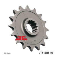 JT Front Sprocket JTF1381.16 ,16 tooth ,pitch 520 narrow spline inner diameter 21.7/25