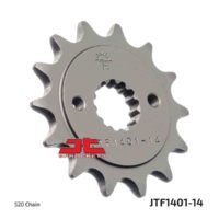 JT Front Sprocket JTF1401.14, 14 tooth pitch 520 narrow spline inner diameter 19.5/22 ( JTF1401.14 )