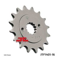 JT Front Sprocket JTF1401.16, 16 tooth pitch 520 narrow spline inner diameter 19.5/22 ( JTF1401.16 )