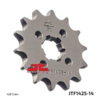 JT Front Sprocket JTF1425.14, 14 tooth pitch 428 large spline 4 inner diameter 16/20 ( JTF1425.14 )
