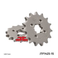 JT Front Sprocket JTF1425.15, 15 tooth pitch 428 large spline 4 inner diameter 16/20 ( JTF1425.15 )