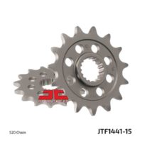 JT Front Sprocket JTF1441.15, 15 tooth pitch 520 narrow spline inner diameter 21.2/23.8 ( JTF1441.15 )