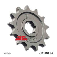 JT Front Sprocket JTF1501.13, 13 tooth , pitch  428 large spline 6 inner diameter 14/17 ( JTF1501.13 )