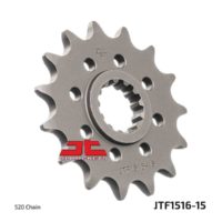 JT Front Sprocket JTF1516.15, 15 tooth ,pitch 520 narrow spline inner diameter 21.7/25 ( JTF1516.15 )