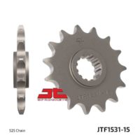 JT Front Sprocket JTF1531.15, 15 tooth pitch 525 narrow spline inner diameter 21.6/25 ( JTF1531.15 )