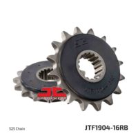 JT Front Sprocket  JTF1904.16RB, 16 tooth , pitch 525 Rubber Damper ( JTF1904.16RB )