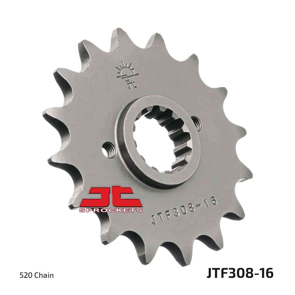 JT Front Sprocket 16T 520 Pitch JTF308.16 Yamaha MT-03 660 H 2006-2014 