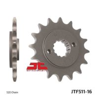 JT Front Sprocket JTF511.16, 11 tooth pitch 520 narrow spline inner diameter 21.6/25 ( JTF511.16 )