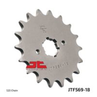 JT Front Sprocket JTF569.18, 18 tooth pitch 520 large spline 5 inner diameter 21/25 ( JTF569.18 )