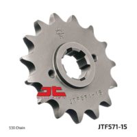 JT Front Sprocket JTF571.15 , 15 tooth ,pitch 530 large spline 5 inner diameter 21/25 ( JTF571.15 )