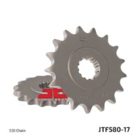 JT Front Sprocket JTF580.17, 17 tooth pitch 530 narrow spline inner diameter 21.6/25 ( JTF580.17 )
