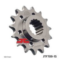 JT Front Sprocket JTF709.15, 15 tooth pitch 525 Racing narrow spline inner diameter  25/28 ( JTF709.15 )