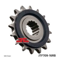 JT Front Sprocket JTF709.16RB, 16 tooth pitch 525 Rubber Damper inner diameter 25/28 ( JTF709.16RB )