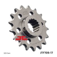 JT Front Sprocket JTF709.17, 17 tooth pitch 525 Racing narrow spline inner diameter  25/28 ( JTF709.17 )