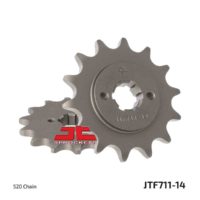JT Front Sprocket JTF711.14, 14 tooth pitch 520 large spline 4 inner diameter 16/20 ( JTF711.14 )