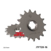 JT Front Sprocket JTF728.16, 16 tooth pitch 520 large spline 5 inner diameter 21/25 ( JTF728.16 )