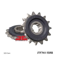 JT Front Sprocket JTF 741.15RB, 15 tooth pitch 525 Rubber Damper ( JTF741.15RB )