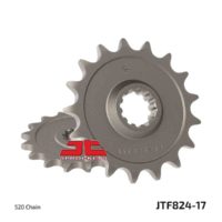 JT Front Sprocket JTF824.17, 17 tooth pitch 520 narrow spline inner diameter 21/25 ( JTF824.17 )