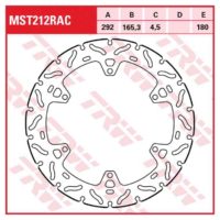 Brake Disc Fixed RAC TRW MST212RAC ( MST212RAC )