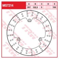 Brake Disc Rigid TRW MST214 ( MST214 )