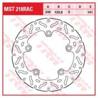 Brake Disc Rigid RAC TRW MST218RAC ( MST218RAC )