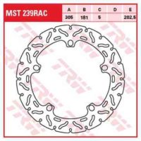 Brake Disc Rigid RAC TRW BEF Kit 7882115 MST239RAC ( MST239RAC )