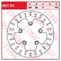 Brake Disc TRW Lucas Rigid MST251 ( MST251 )
