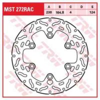 Brake Disc Rigid RAC TRW MST272RAC ( MST272RAC )