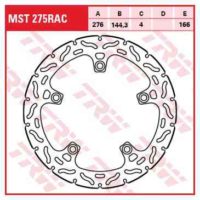 Brake Disc Rigid RAC TRW MST275RAC ( MST275RAC )