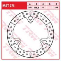 Brake Disc Rigid TRW MST276 ( MST276 )