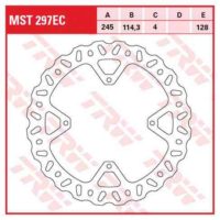 Brake Disc Star OffRoad TRW MST297EC ( MST297EC )