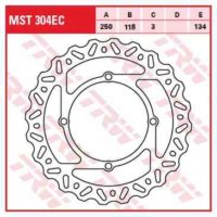 Brake Disc TRW Lucas Rigid OffRoadD MX MST304EC ( MST304EC )