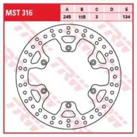 Brake Disc TRW MST316 ( MST316 )