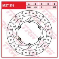 Brake Disc Rigid TRW MST319 ( MST319 )