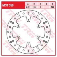 Brake Disc Rigid TRW MST350 ( MST350 )