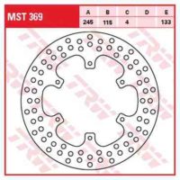 Brake Disc Rigid TRW MST369