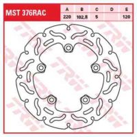 Brake Disc RAC TRW Rigid MST376RAC ( MST376RAC )