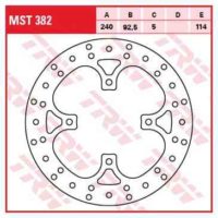 Brake Disc TRW MST382 ( MST382 )