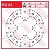 Brake Disc TRW MST385 ( MST385 )