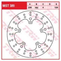 Brake Disc TRW Lucas Rigid MST389 ( MST389 )